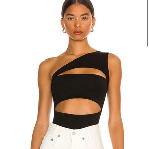 Superdown black bodysuit